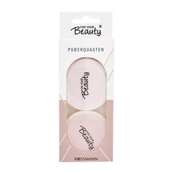 Pudr for your Beauty Aplikátor na pudr, různé druhy 2 ks