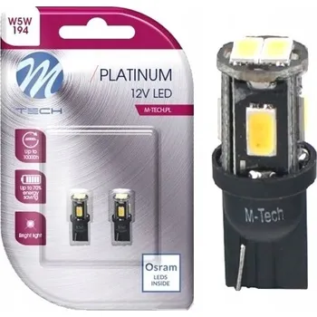 Žárovka Žárovky M-Tech LB809W OSRAM Opto Semiconductors W5W 1,7 W 2 ks