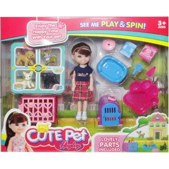 Panenka PANENKY Dárek Pro DĚTI SVÁTKY PANENKA Panenka se zvířátky Klasická Lux