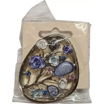 Brož Brož modré květiny (Magnetická brož modrá)