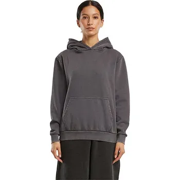 Dámská móda Build Your Brand Dámská Vintage Heavy mikina s kapucí Barva: Magnet, Velikost: XL G_BY298