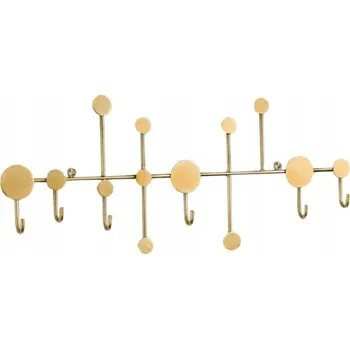 Věšák Zlatý kovový Šatní ramínko Emma