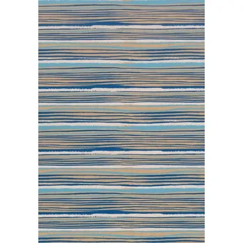 Balící papír Balicí papír proužky modro-zlaté 2 x 0,70 m