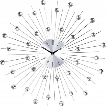 Hodiny Nástěnné hodiny Gockowiak stříbrné 50 cm