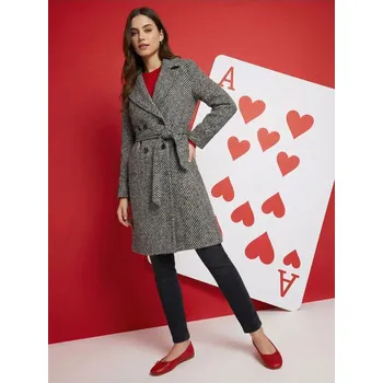 Dámský kabát Sinsay - Dlouhý kabát - šedá - 148GZ-90M - 148GZ-90M-XS