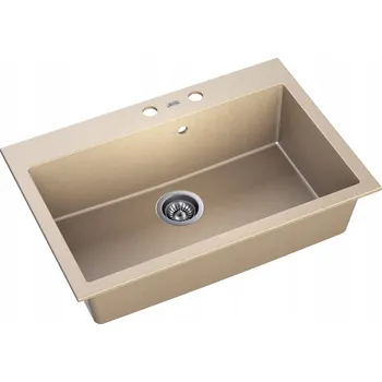 Granitový dřez Jednodřez Moderno Buddy 60 granit béžový