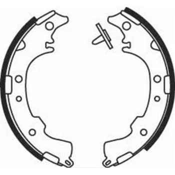 Brzdový systém Starline Sada brzdových čelistí BC 07840