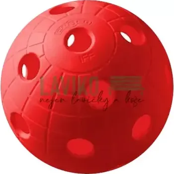 Florbalový míček Florbalový míček UNIHOC CRATER, červená
