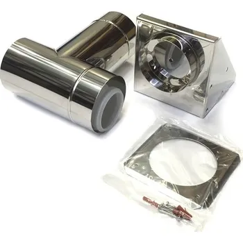 Kouřovod BRILON fasadní patní koleno s ukotvením a přívodem vzduchu DN185/125