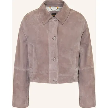 Boss Dámská Kožená Bunda Sadela, fialová, 40