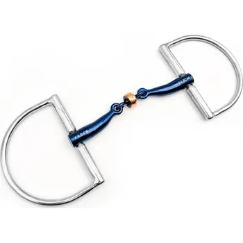 Udidlo pro koně Udidlo déčkové dvakrát lomené Titanium Sally Fager 14,5 cm