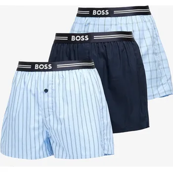 Boxerky Boxerky Hugo Boss Woven Boxer 3-Pack Blue XL