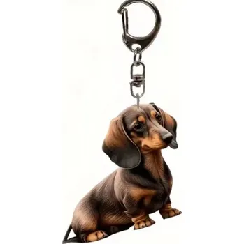 Přívěsek na klíče s jezevčíkem