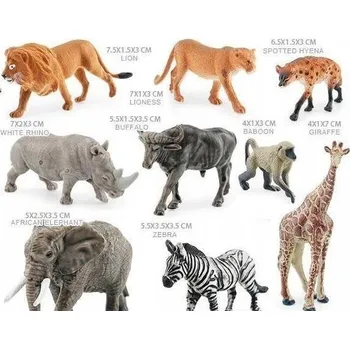 SADA ZVÍŘAT Z AFRIKY [FIGURKY]