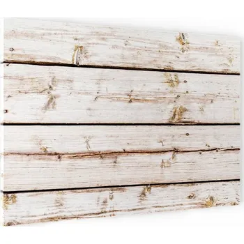 Obraz Kovový obraz bílá prkna 90 x 60 ALLboards METAL MB96_00104