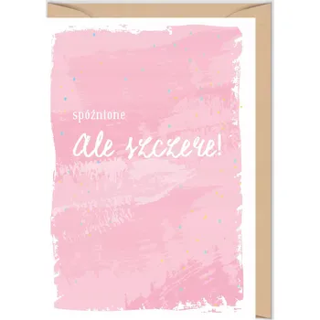 Přání k narozeninám – s omluvou za zpoždění