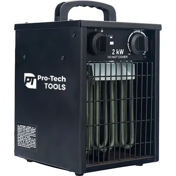 Průmyslové topidlo Pro-Tech TOOLS Elektrický průmyslový ohřívač vzduchu 2kW 01223&nbsp;BH-20A