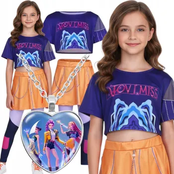 Karnevalový kostým K-Pop KPop Demon Hunters HUNTRIX Fortnite Rumi Kostým Kostým MIRA 122 128