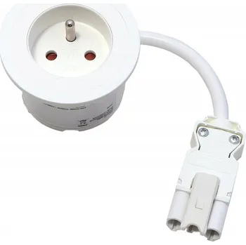 Elektrická zásuvka Elektrická Zásuvka zásuvka Bachmann na pracovní desku bílá