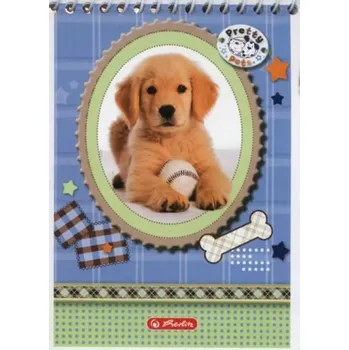 Herlitz Zápisník A7, 40 listů, linkovaný (kostkovaný)