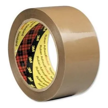 Lepicí páska Balicí páska Hot-Melt, syntetický kaučuk Scotch 3M, 48 mm x 66 m, hnědá 371
