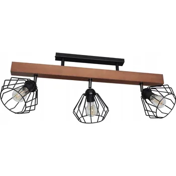 STROPNÍ SVÍTIDLO STROPNÍ SVÍTIDLO 022-3PR LED DŘEVO KOV