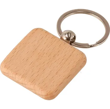 Dřevěný přívěsek - bukový čtverec