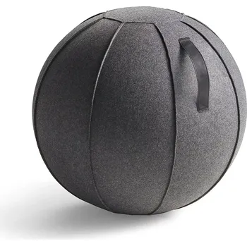 Gymnastický míč Balanční míč SKIPPY pro zdravé sezení, Ø 65 cm, šedá