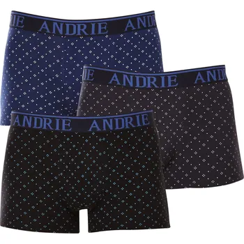 Boxerky 3PACK pánské boxerky Andrie vícebarevné (PS 5747) L Možnost vrácení zboží ZDARMA do 120 dnů!