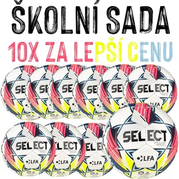 Fotbalový míč VÝHODNÁ SADA - 10x fotbalový míč SELECT Brillant Replica, velikost 5