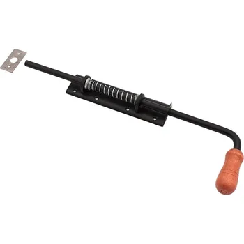 pant Zástrč na bránu s pružinou ECN1 42 cm - černá