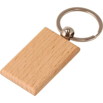 Dřevěný přívěsek - bukový obdélník