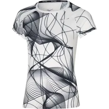 Pánské tričko Pánské běžecké tričko Mizuno Aero Tee velikost L bílá