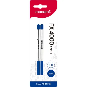 Náplň do psacích potřeb Náplň Monami FX 4000 1MM modrá 2 ks