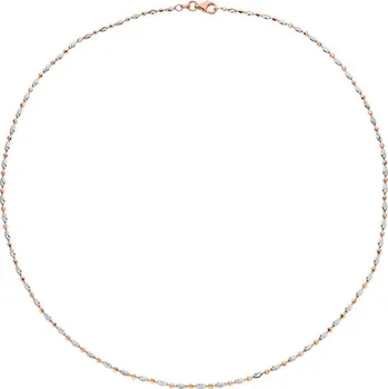 Řetízek Mýl Pozlacený náhrdelník ze stříbra 3052730006 Délka náhrdelníku: 42cm