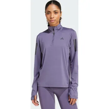 Dámská mikina ADIDAS Bunda Own the Run Half-Zip M FIALOVÁ