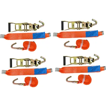 Příslušenství pro přívěs Sada 4 ks 3 bodové upínací popruhy Z-TRAILER