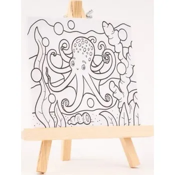 kreativní sada Plátno s předlohou - Chobotnice