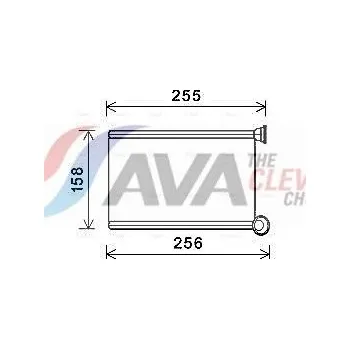 Výměník tepla, vnitřní vytápění AVA COOLING SYSTEMS RTA6551