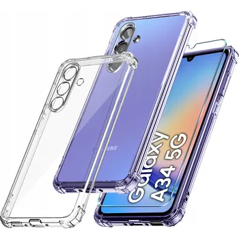 Pouzdro na mobilní telefon Zadní Kryt TelForceOne pro Samsung Galaxy A34 5G bezbarvý