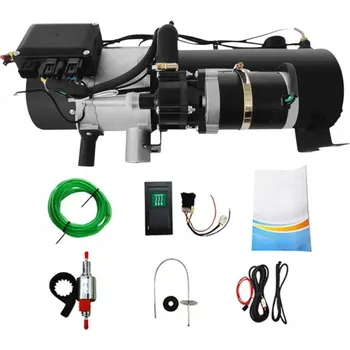 Bojler Naftové topení s ohřevem vody 10kW 12V, průtokový ohřívač pro garáž