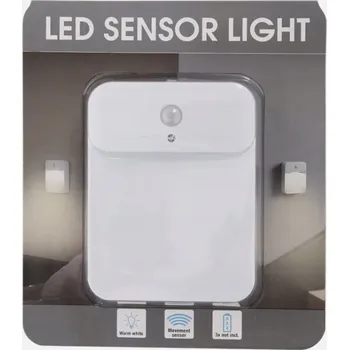 Nástěnné svítidlo Nástěnná lampa s pohybovým senzorem, černá