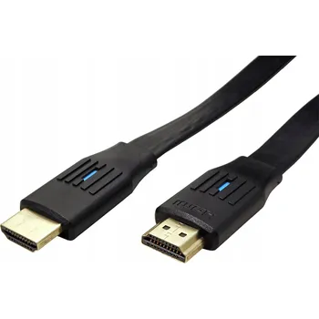 Video kabel Kabel HDMI Ultra HD Ethernet plochý 8K M/M černý 2m