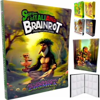 Karetní hra Album na 432 karty Brain Rot + 55 sběratelských karet TCG
