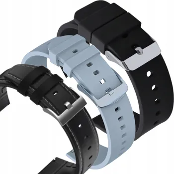 Řemínek na hodinky Řemínek Zaxer pro Huawei 22mm černý