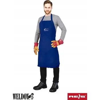 Pracovní zástěra Zástěra z nehořlavé oceli (pro svářeče) Reis vel.