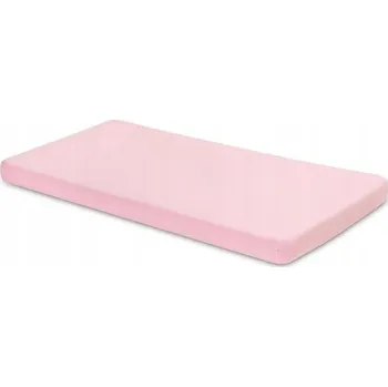 Prostěradlo PROSTĚRADLO s gumou JERSEY DELUXE RŮŽOVÉ na matrace 160x80 80x160