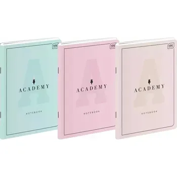 Sešit Sešit A4/60 listů, linkovaný, Academy Pastel (5 ks) ______