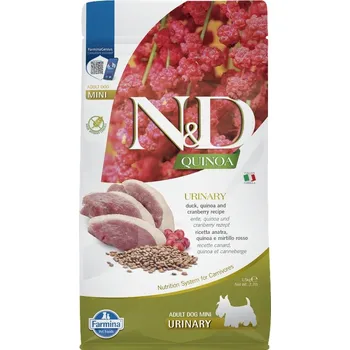 Krmivo pro psa N&D Quinoa Dog Urinary Duck & Cranberry Adult Mini 1,5 kg
