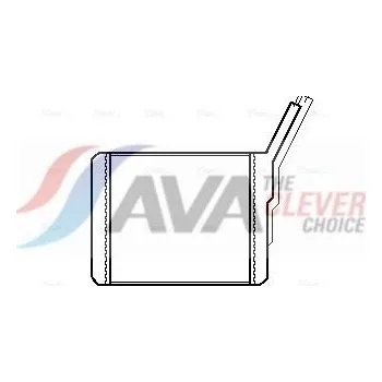Výměník tepla Výměník tepla, vnitřní vytápění AVA COOLING SYSTEMS OL6182
